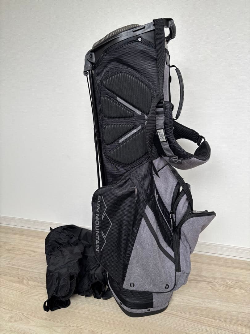 SUN MOUNTAIN キャディバッグ　ブラック　グレー