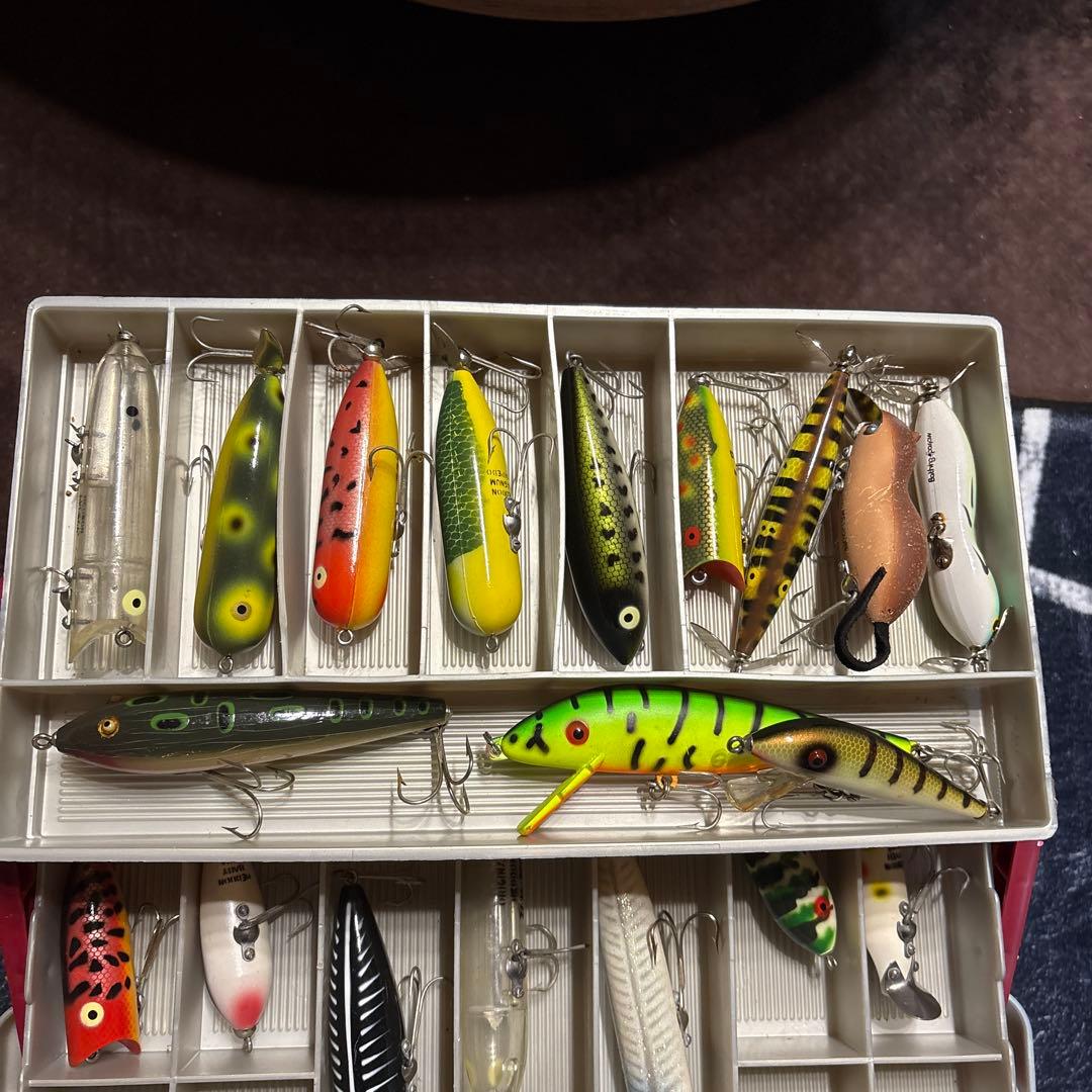 ヘドンルアーとプラノタックルボックス