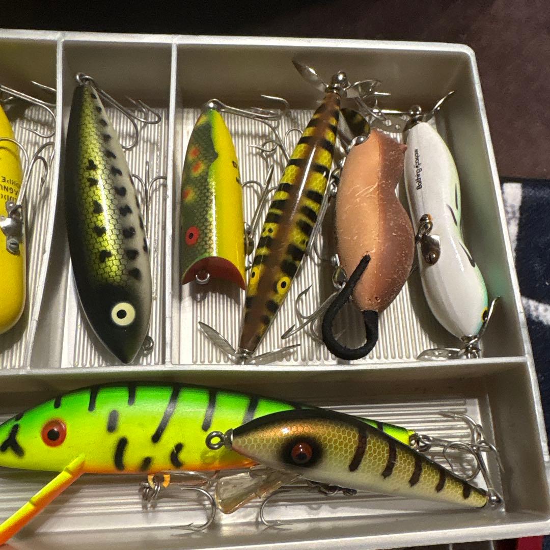 ヘドンルアーとプラノタックルボックス