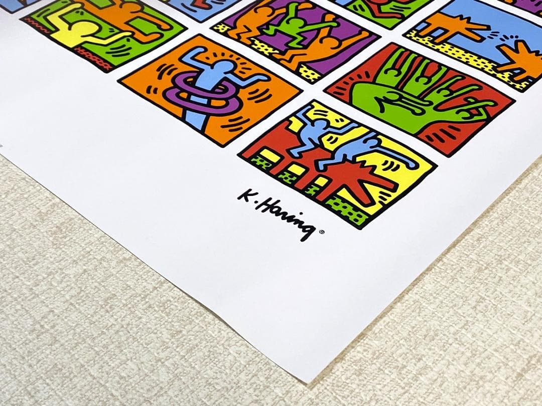 【希少品】キース・ヘリング 大型 リトグラフ