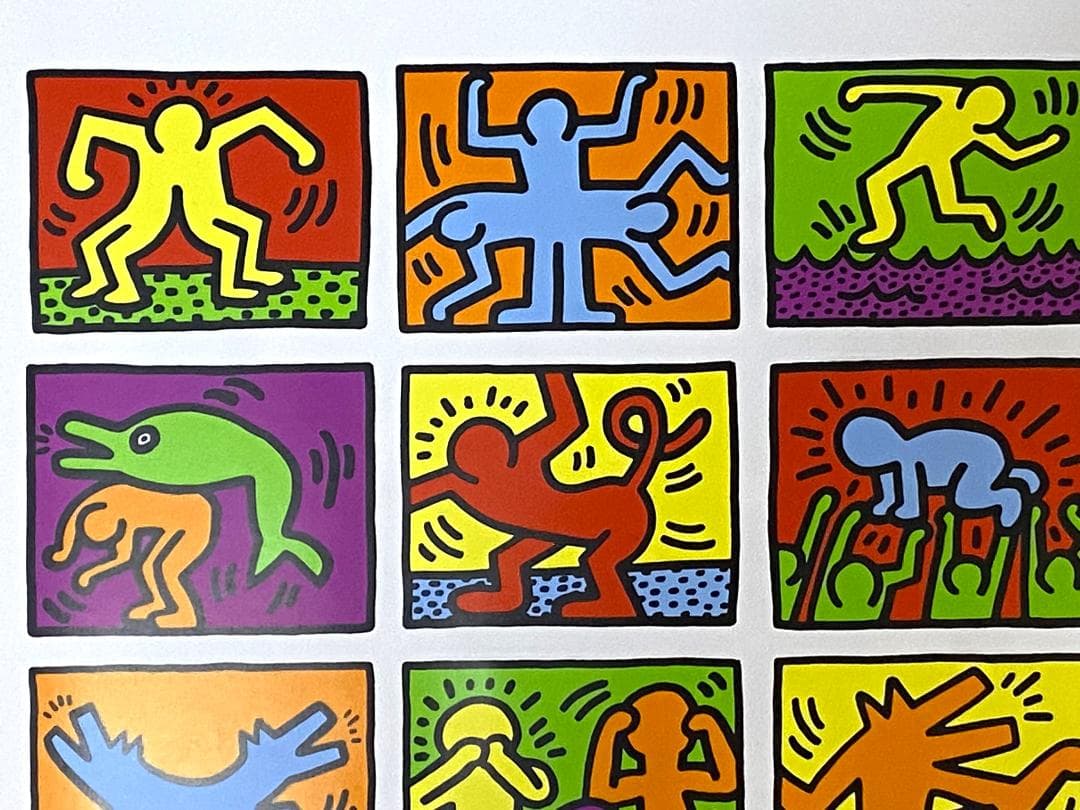 【希少品】キース・ヘリング 大型 リトグラフ