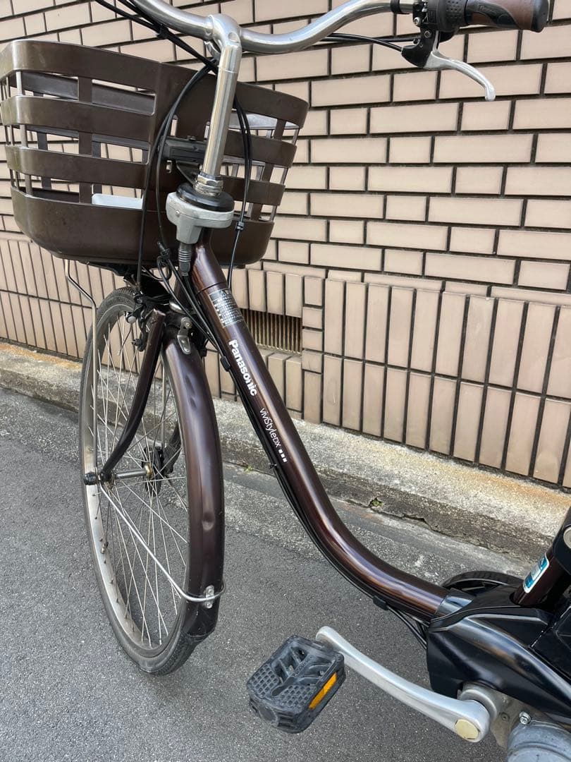 8.9ahパナソニック電動アシスト自転車26インチ