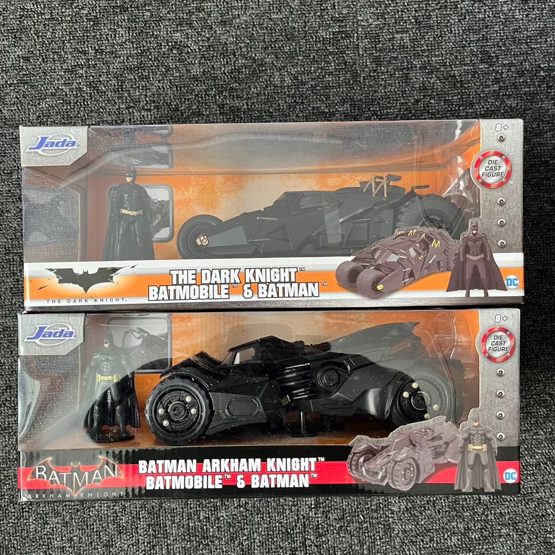 Jada バットマン　フィギュア　バットモービル　未使用保管品　2点セット