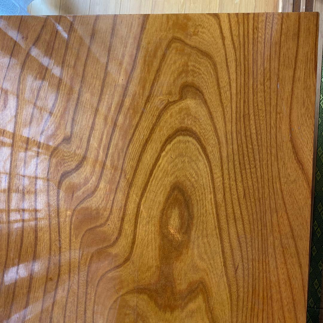 最終価格　和室　ローテーブル　木目調 木製座卓　古家具　約７４✖️１２８✖️３２㎝