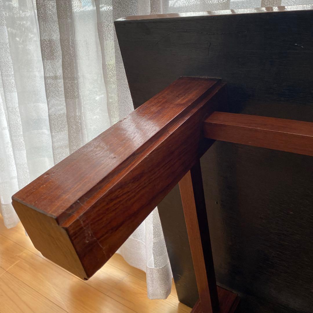 最終価格　和室　ローテーブル　木目調 木製座卓　古家具　約７４✖️１２８✖️３２㎝