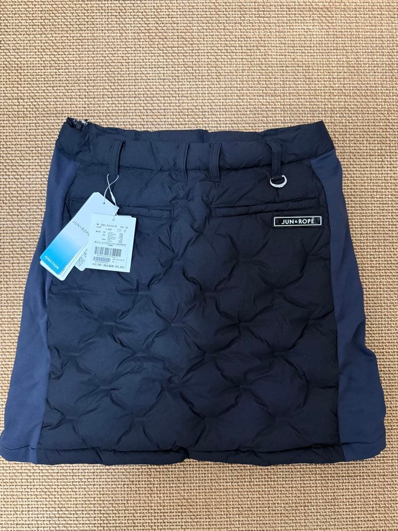 新品★ダウン90%★JUN&ROPE スカート黒