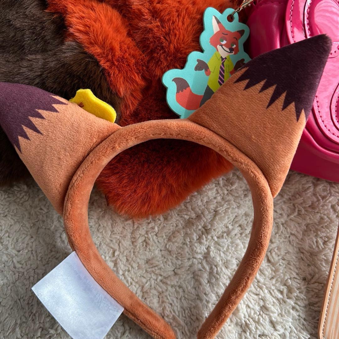 値下げ！ズートピア ニック マフラー 上海 カチューシャ アイス バッグ セット