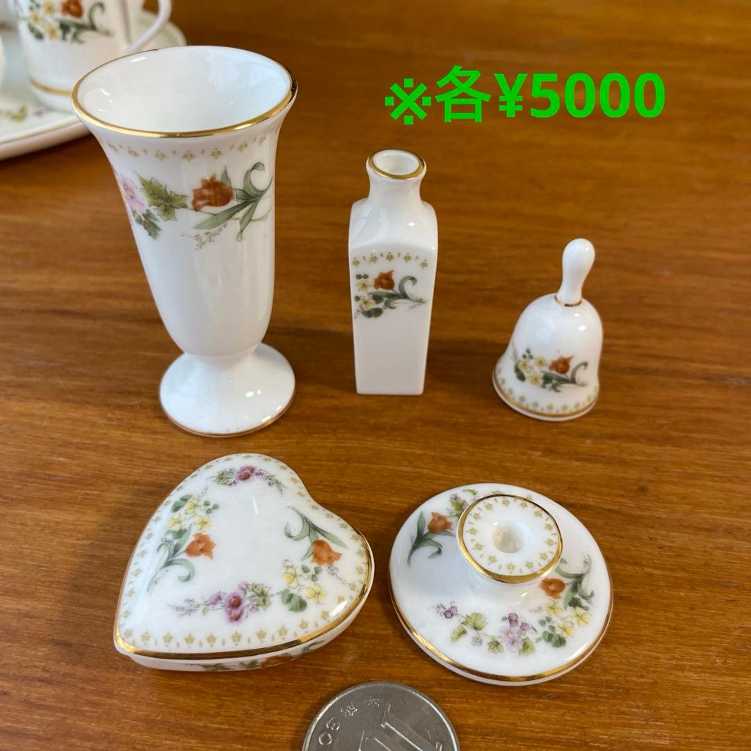 ウェッジウッド ミラベル　ミニチュア　ティーセット　コーヒーセット　タンカード
