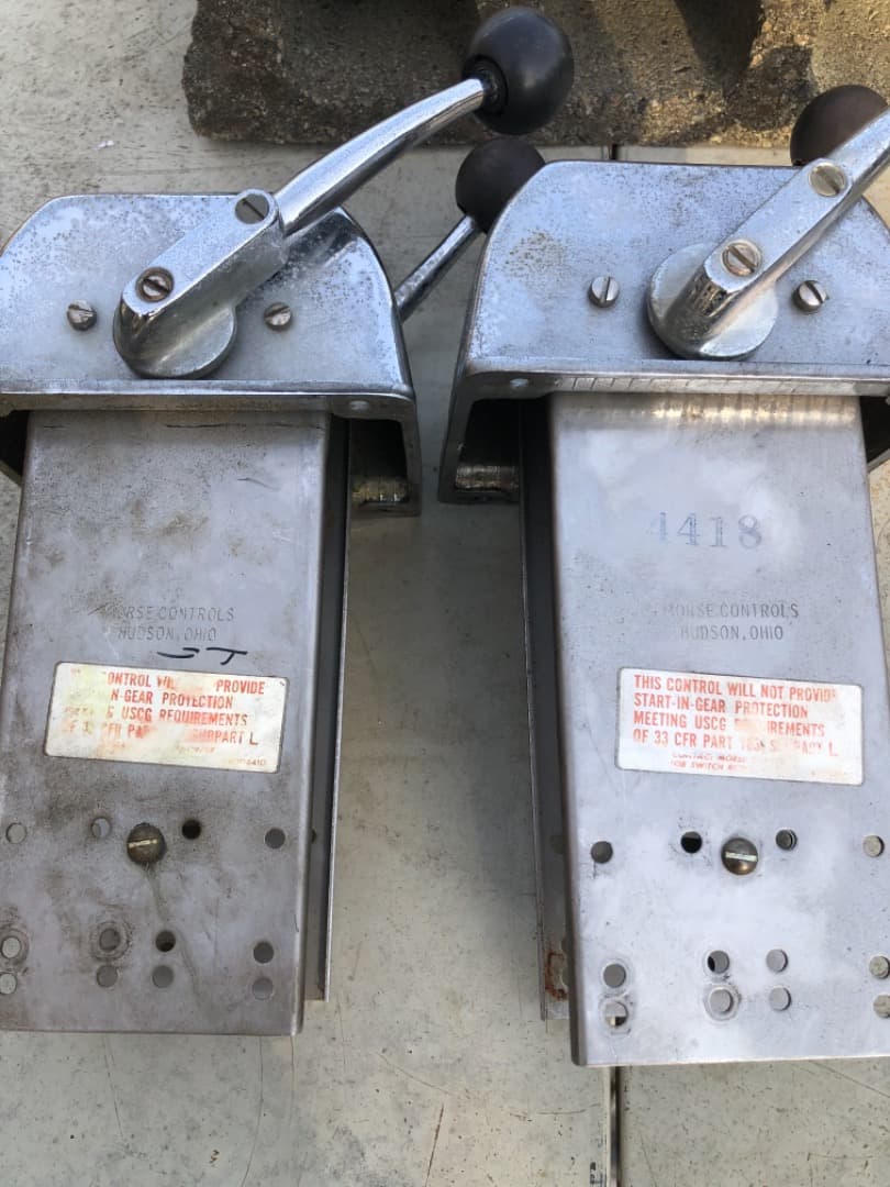 MORSE モース　ツイン　スロットル　レバー　ヤンマー　FM26 船舶