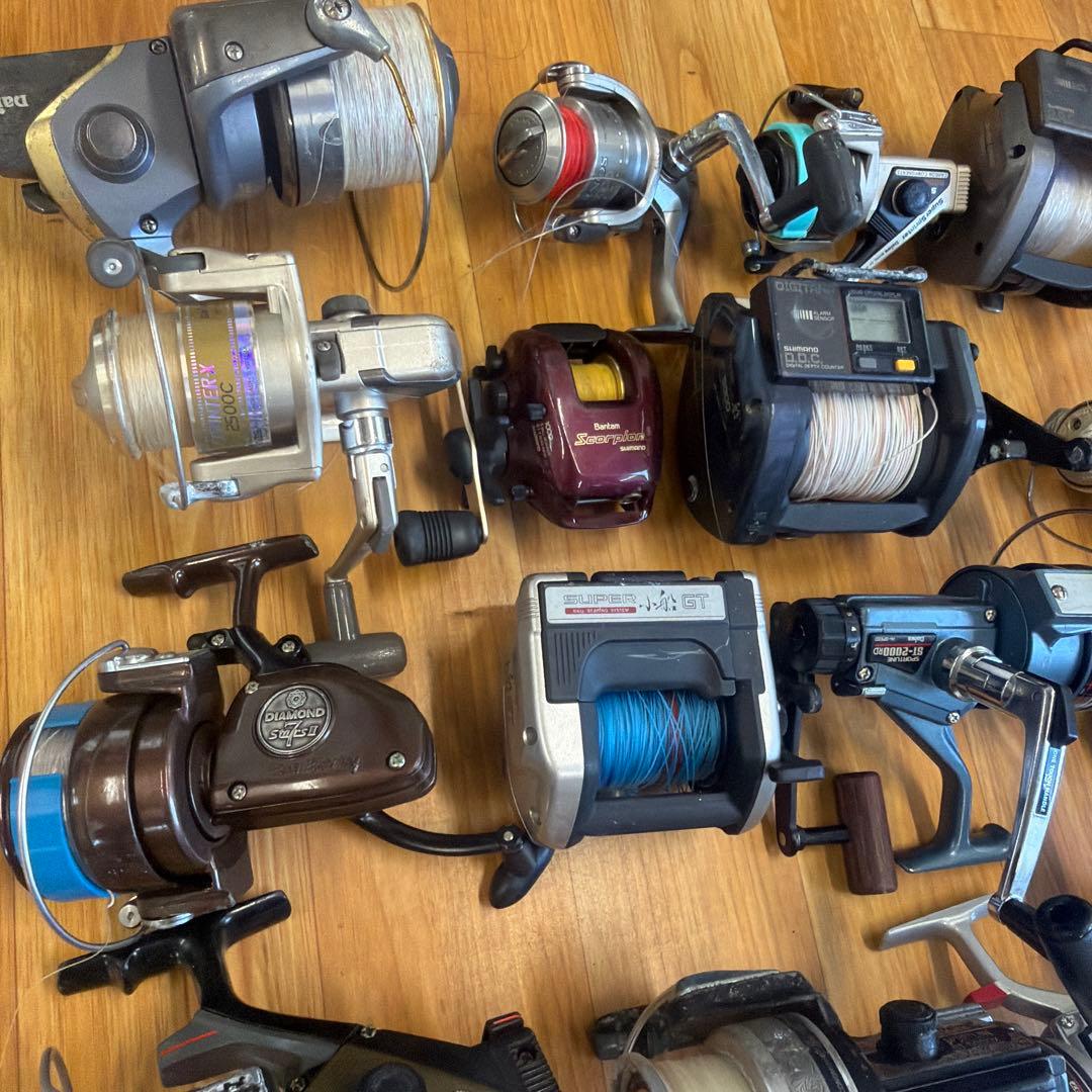 リール おまとめ 21台 動作未確認DAIWA SHIMANO など