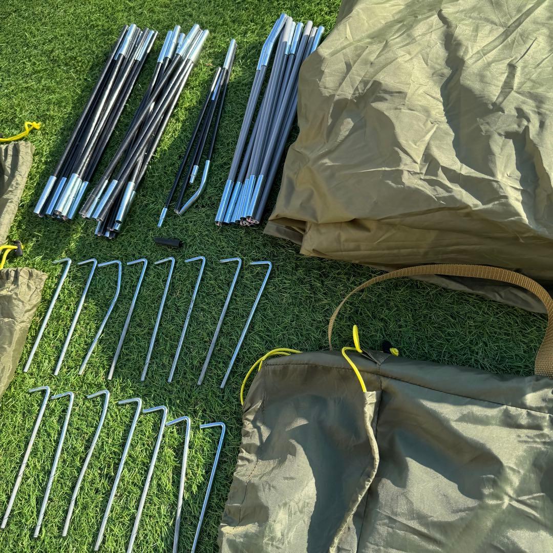 ④コールマン ツーリングドームLX オリーブ グリーン　テント