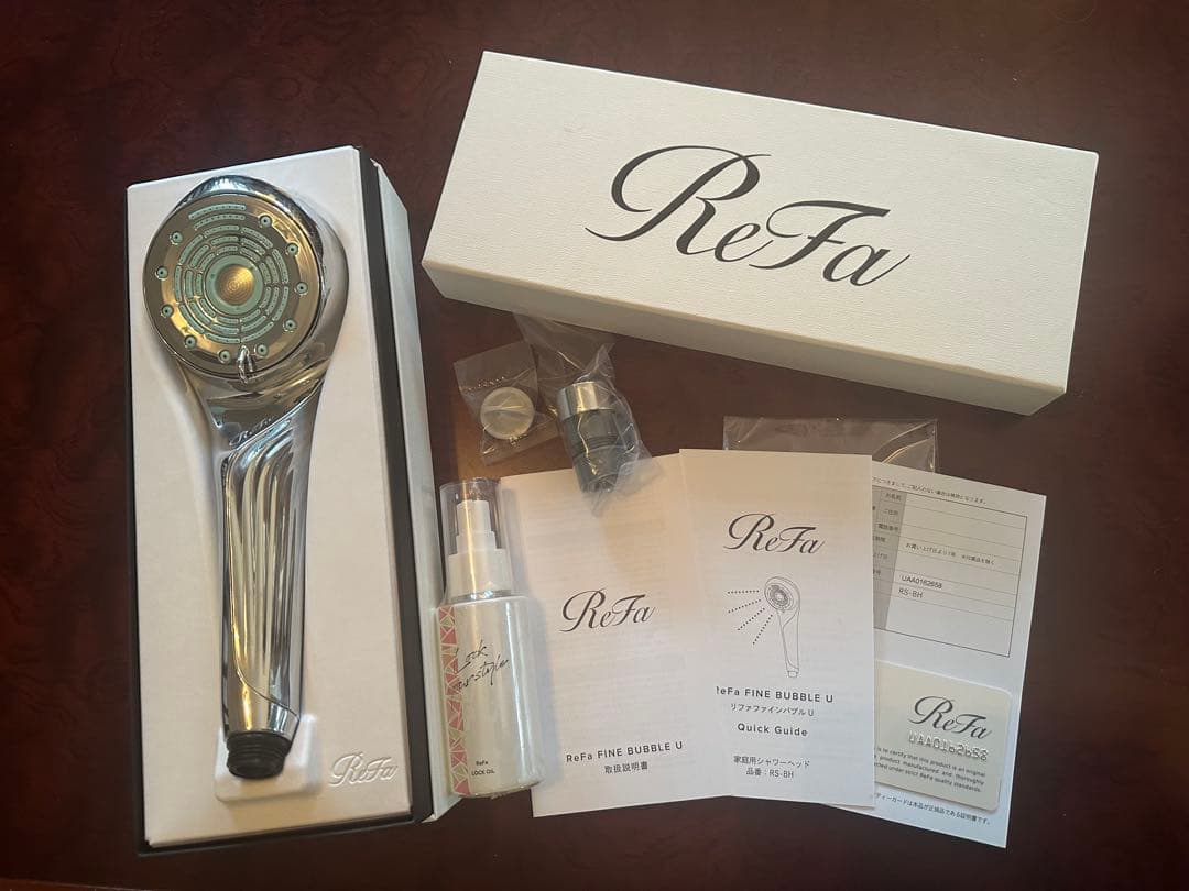 ReFa FINE BUBBLE U シャワーヘッド 未開封リファロックオイル付