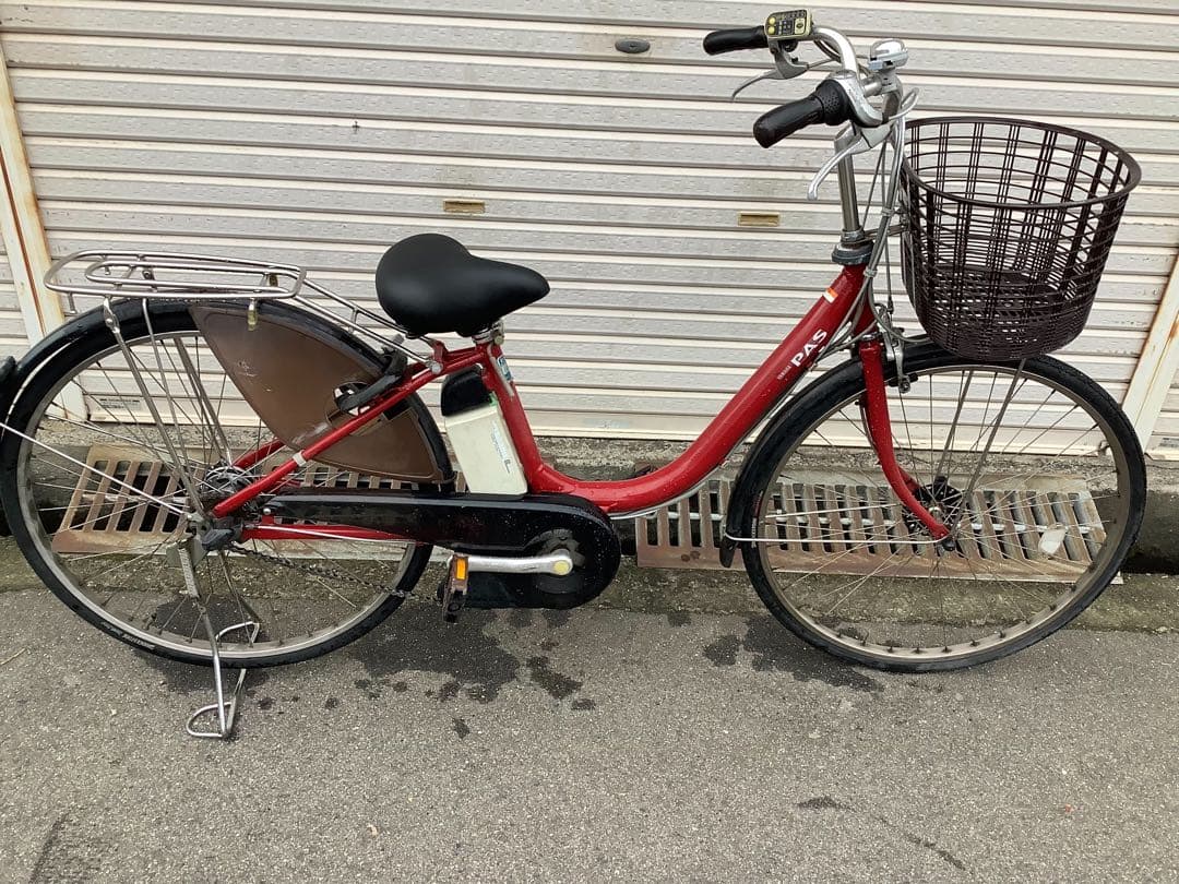 ヤマハ新機種電動アシスト自転車pas26インチブラウンアルミボディー