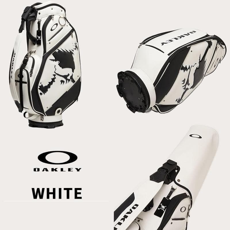 新品 オークリー OAKLEY スカル ゴルフ キャディバッグ ホワイト