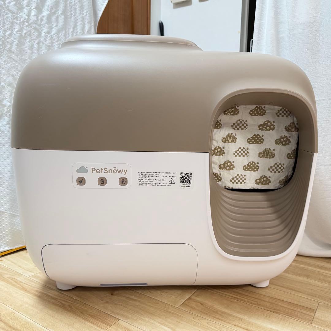 Pety 全自動猫トイレ ブラウン 未使用 ドーム型 多頭飼い