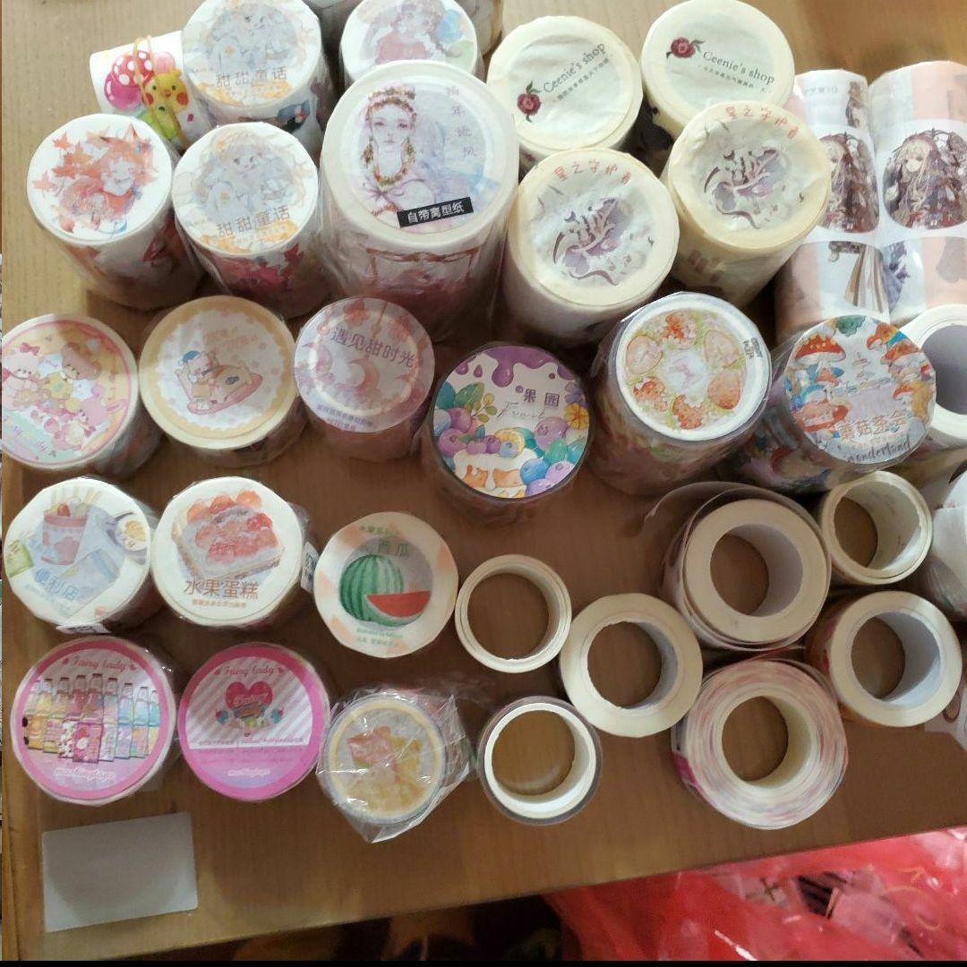 海外マステ　人物　食べ物　未使用　中古　38点