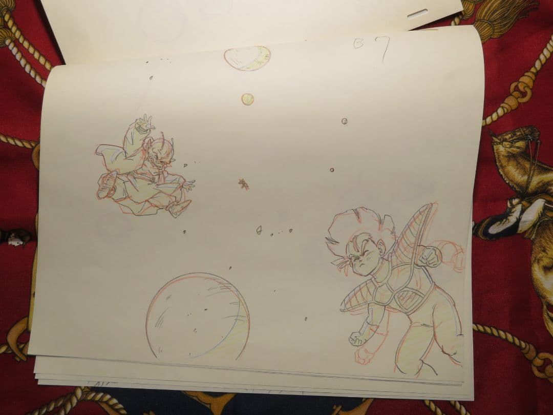 h*i様 ドラゴンボール セル画 原画 悟飯 クリリン 当時物