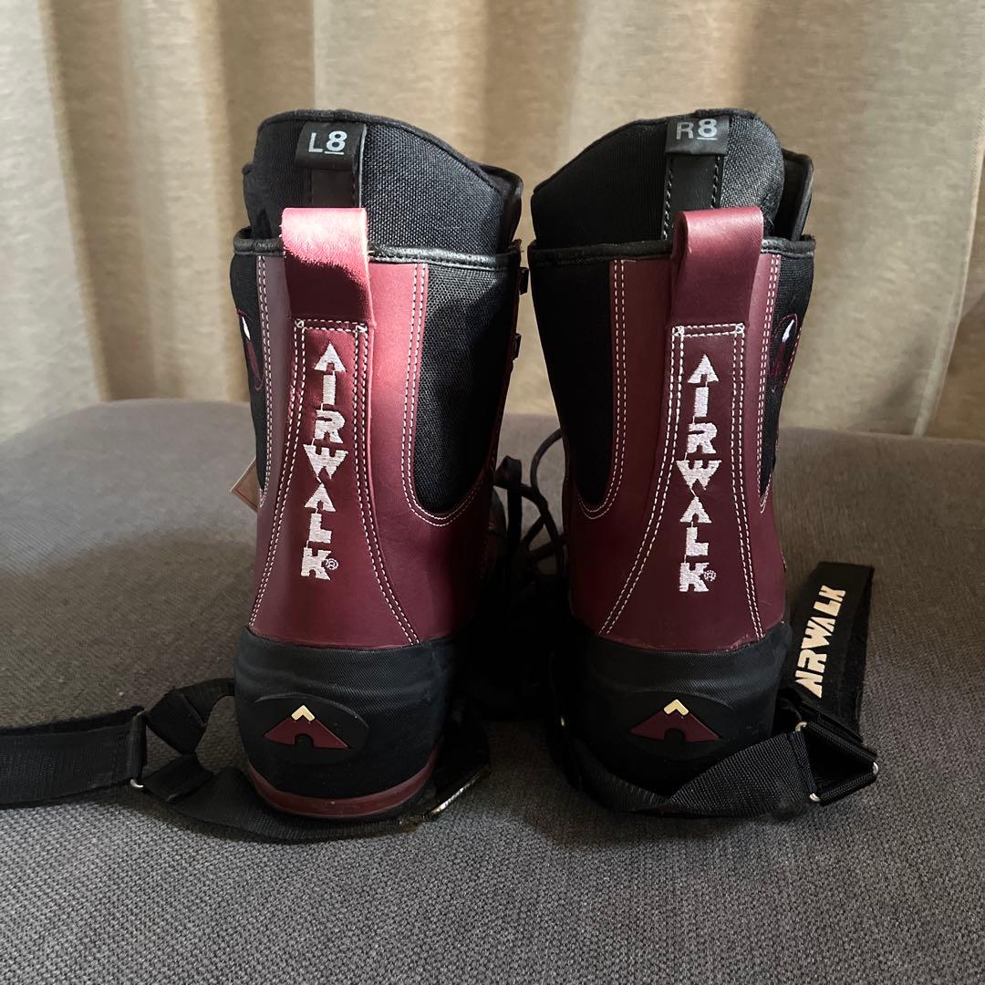 AIRWALK freeride スノーボードブーツ 黒/ワインレッド