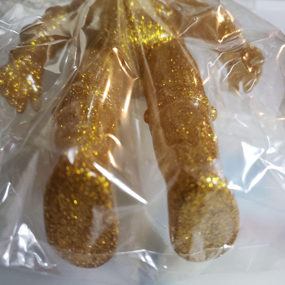 マーミッド　ソフビ　マグマ大使　ゴールド グリッター フィギュア