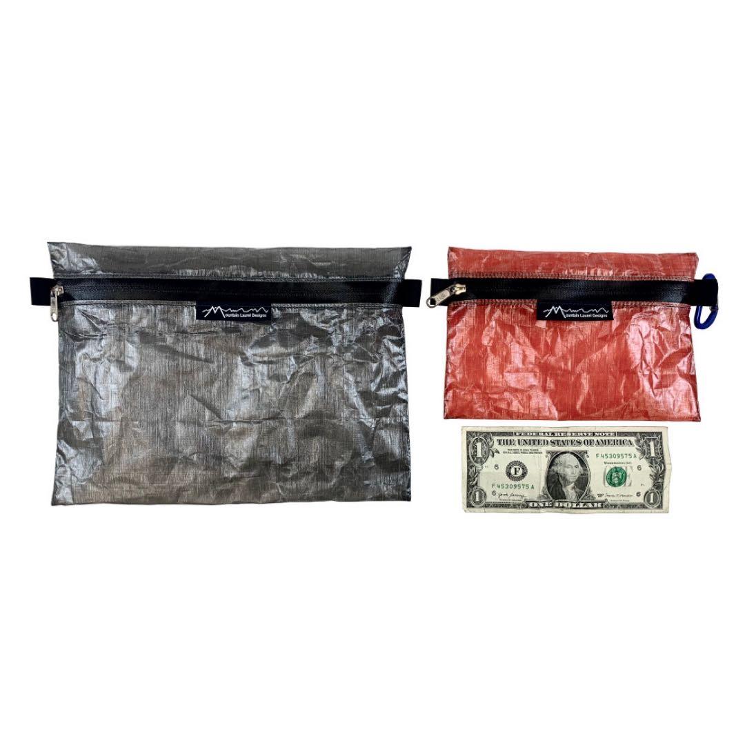 ラス1人気カラー青DCF ZIP POUCHES Mountain Laurel