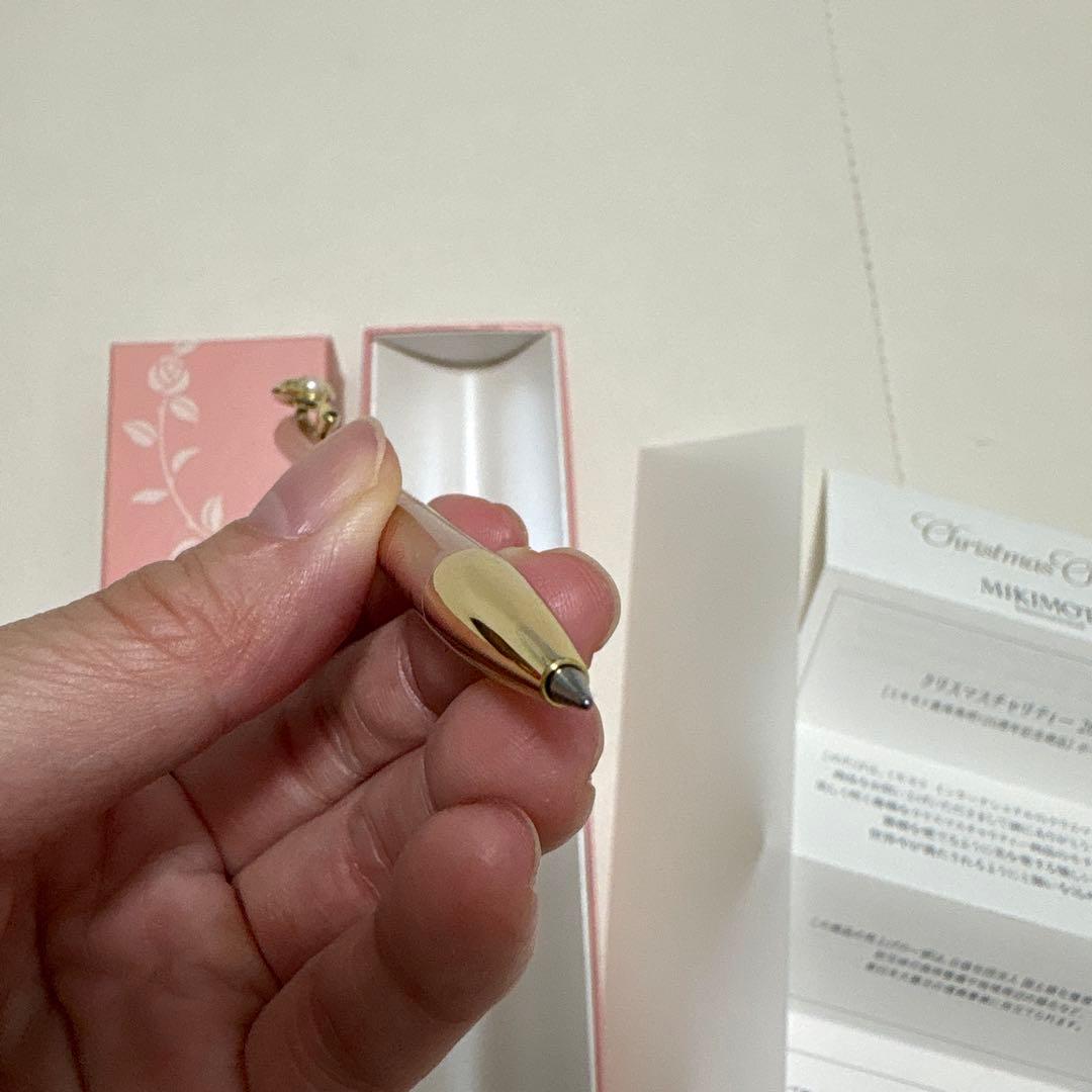 【美品】MIKIMOTO クリスマスチャリティ2013 ボールペン　限定品