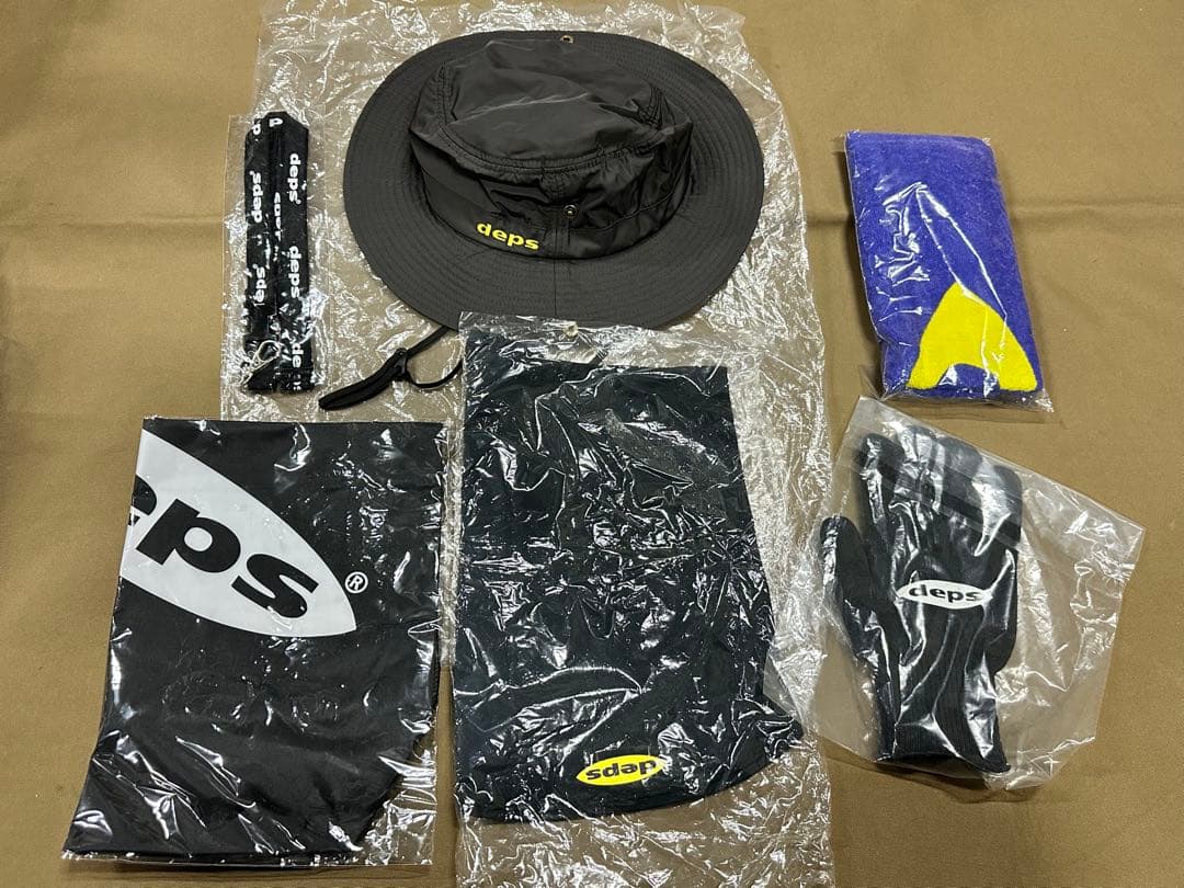 deps セット ハット ネックストラップ ネックガード バッグ タオル デプス