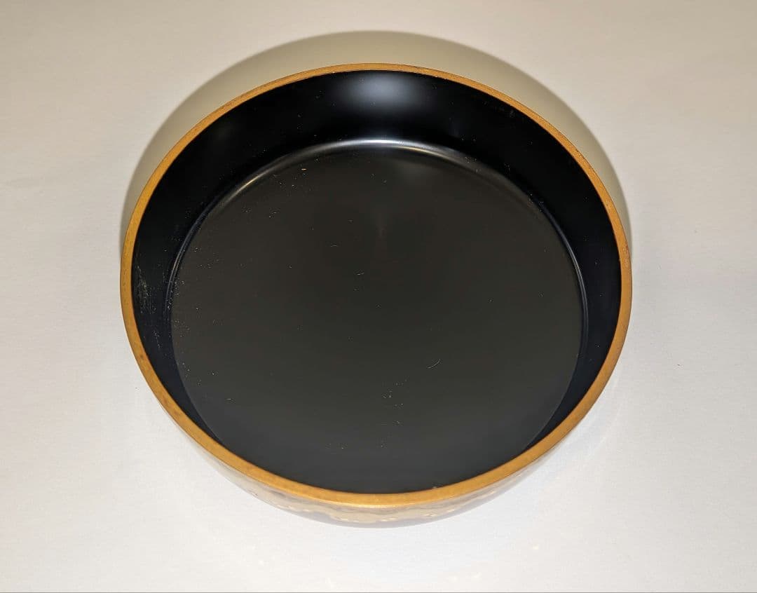 『赤富士　平棗』蒔絵　新井宗賀作　新井満平　輪島塗加賀茶器表千家裏千家塗師茶道具