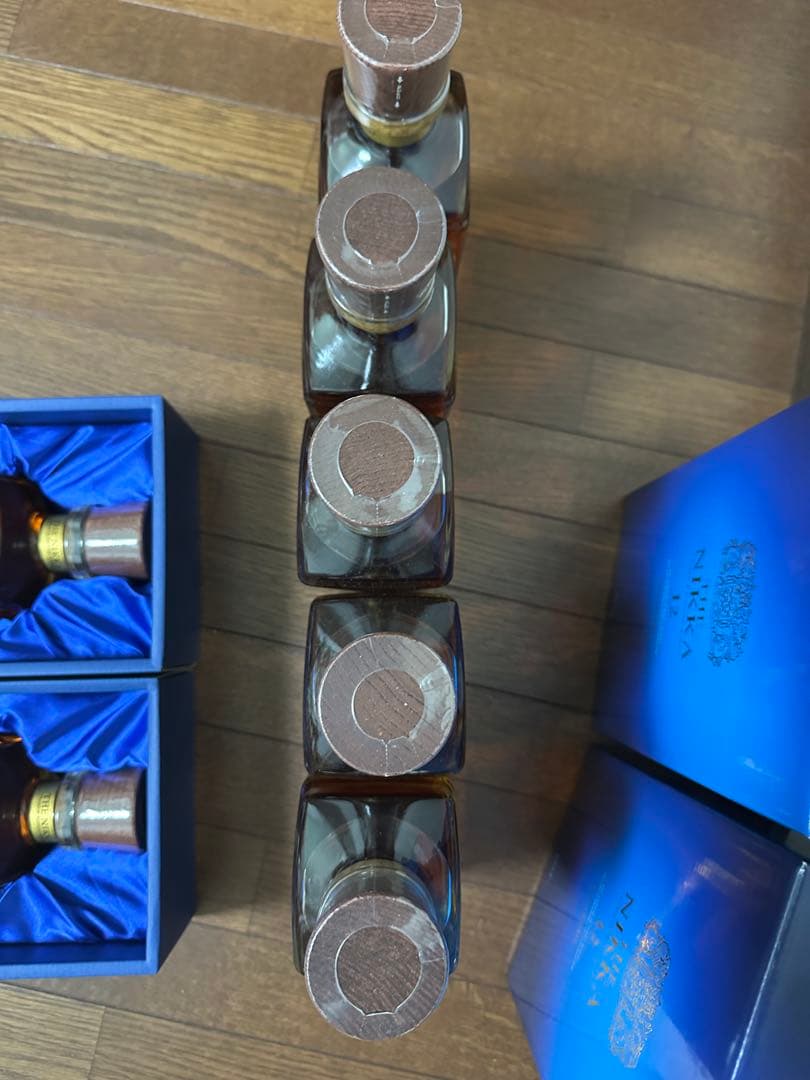 【終売品】 THE NIKKA ザニッカ12年　7本（化粧箱入2本、箱無し5本）
