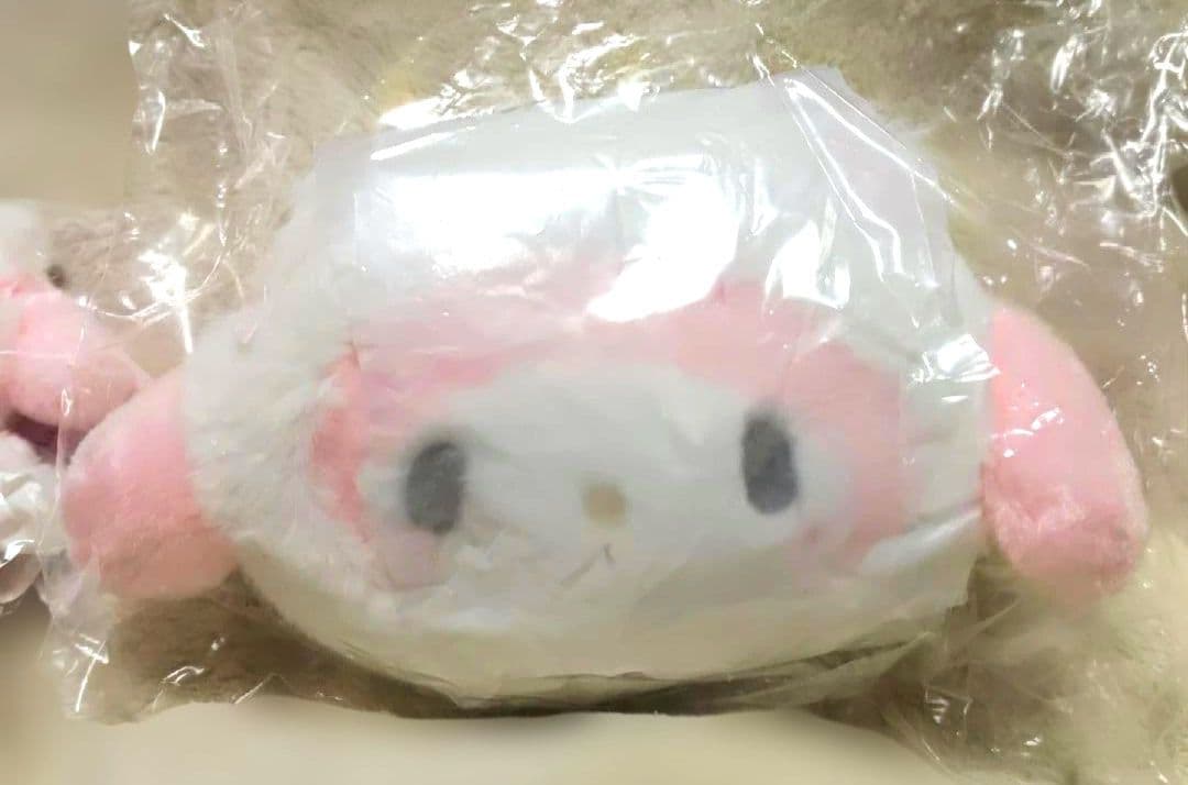 マイメロディ　白猫バレリーナ　マスコットホルダー　ポーチ　２点セット