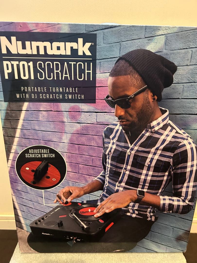 NumarkPT01 SCRATCH ポータブルレコードプレイヤー