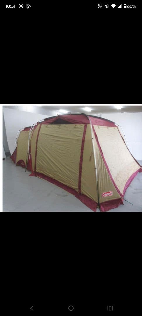 タフスクリーン2ルームハウス【バーガンディ】希少カラー