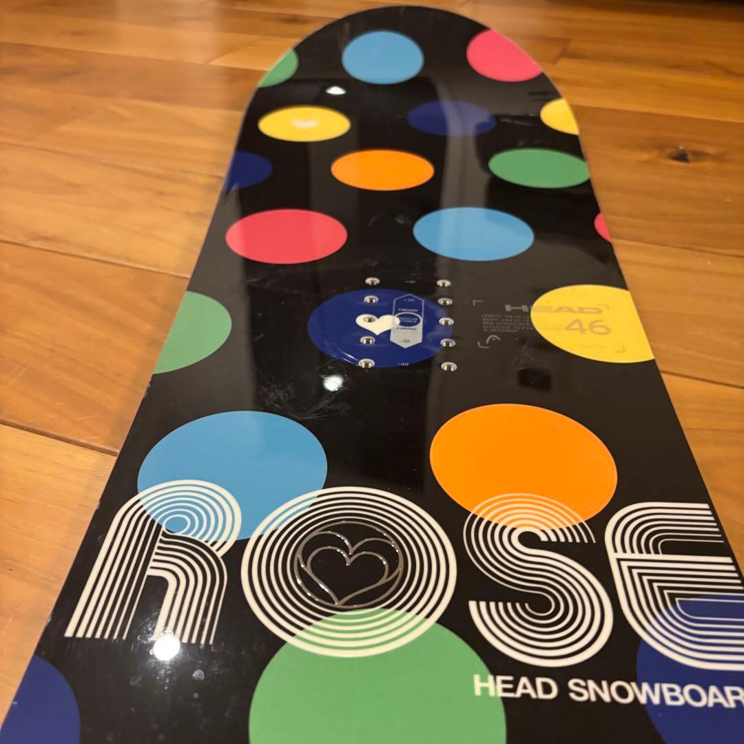 HEAD 146cm レディース ロッカー スノーボード 美品 ROSE ヘッド