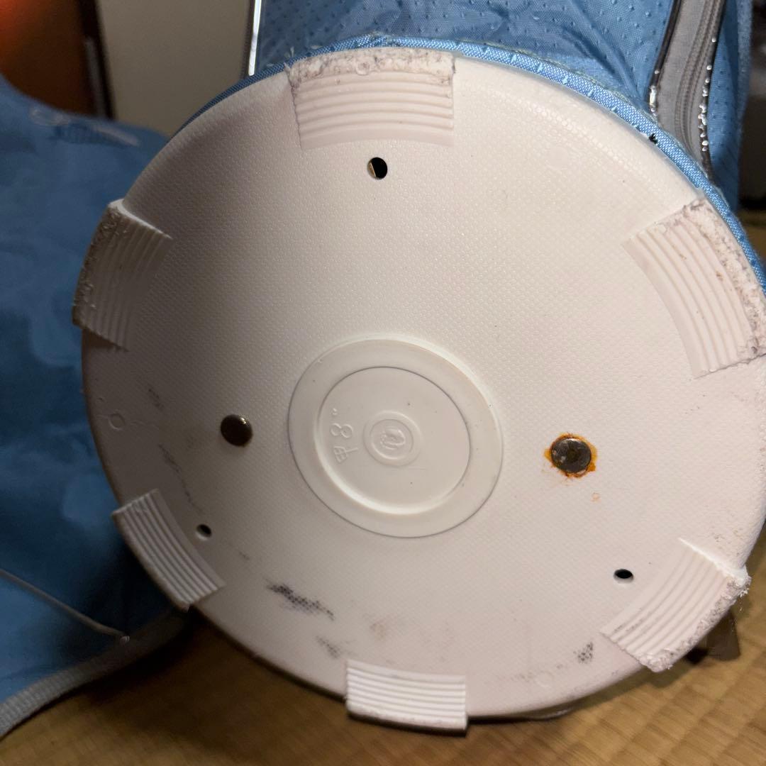 水色 ハート刺繍 キャディバッグ