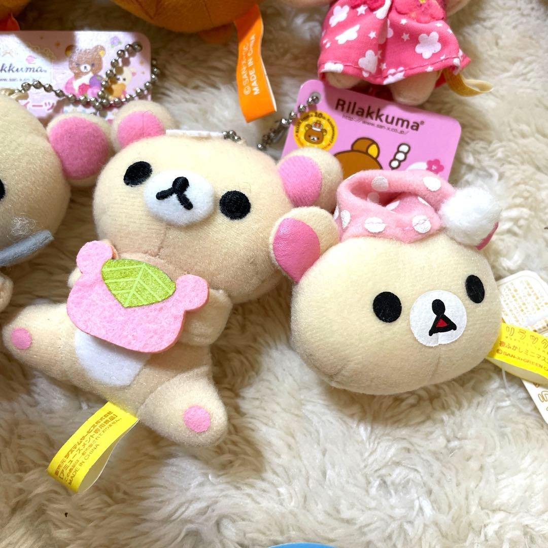 リラックマ コリラックマ キイロイトリ マスコット キーチェーン 幻 大量 平成
