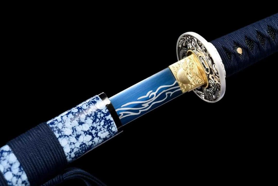 【冷炎武士刀】古兵器 刀装具 日本刀　模造刀 居合刀 武士道 鑑賞用 美術刀