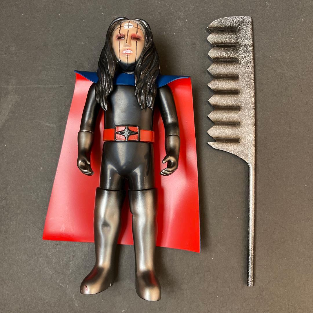 黒髪仮面　レインボー造形企画　超人怪人工房シリーズ　 ゴレンジャー　ソフビ