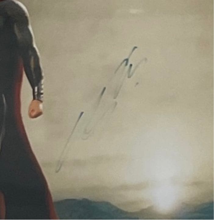 ★希少★】USJ サインフォト 「マン・オブ・スティール」【保証書あり