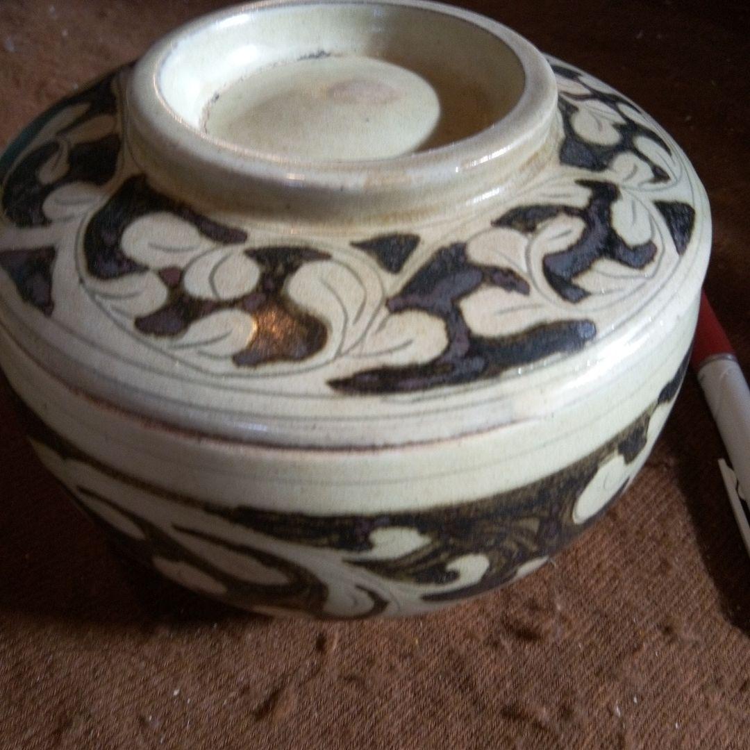 中国陶磁器　磁州窯　合子