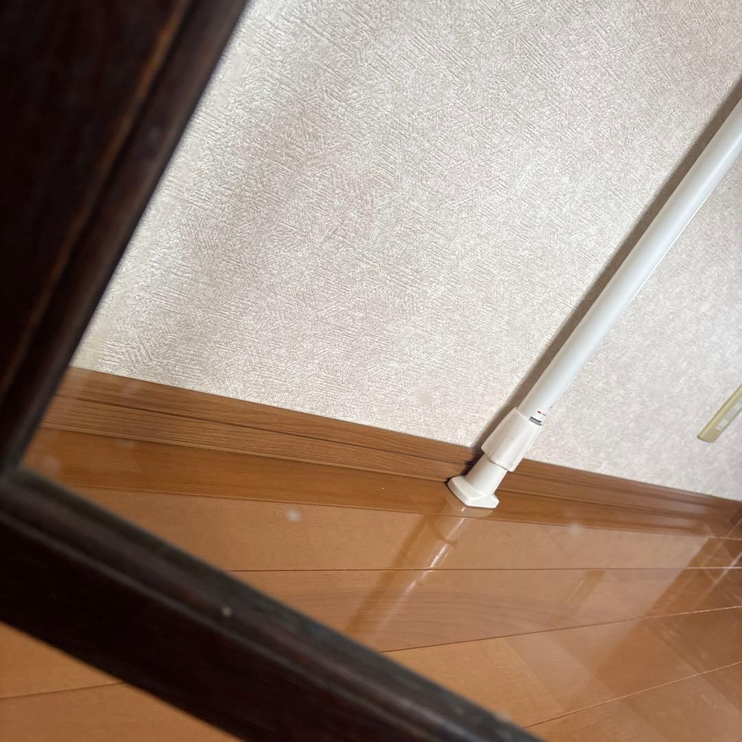 イギリスアンティーク　飾り棚　本棚　ガラス扉　オーク材