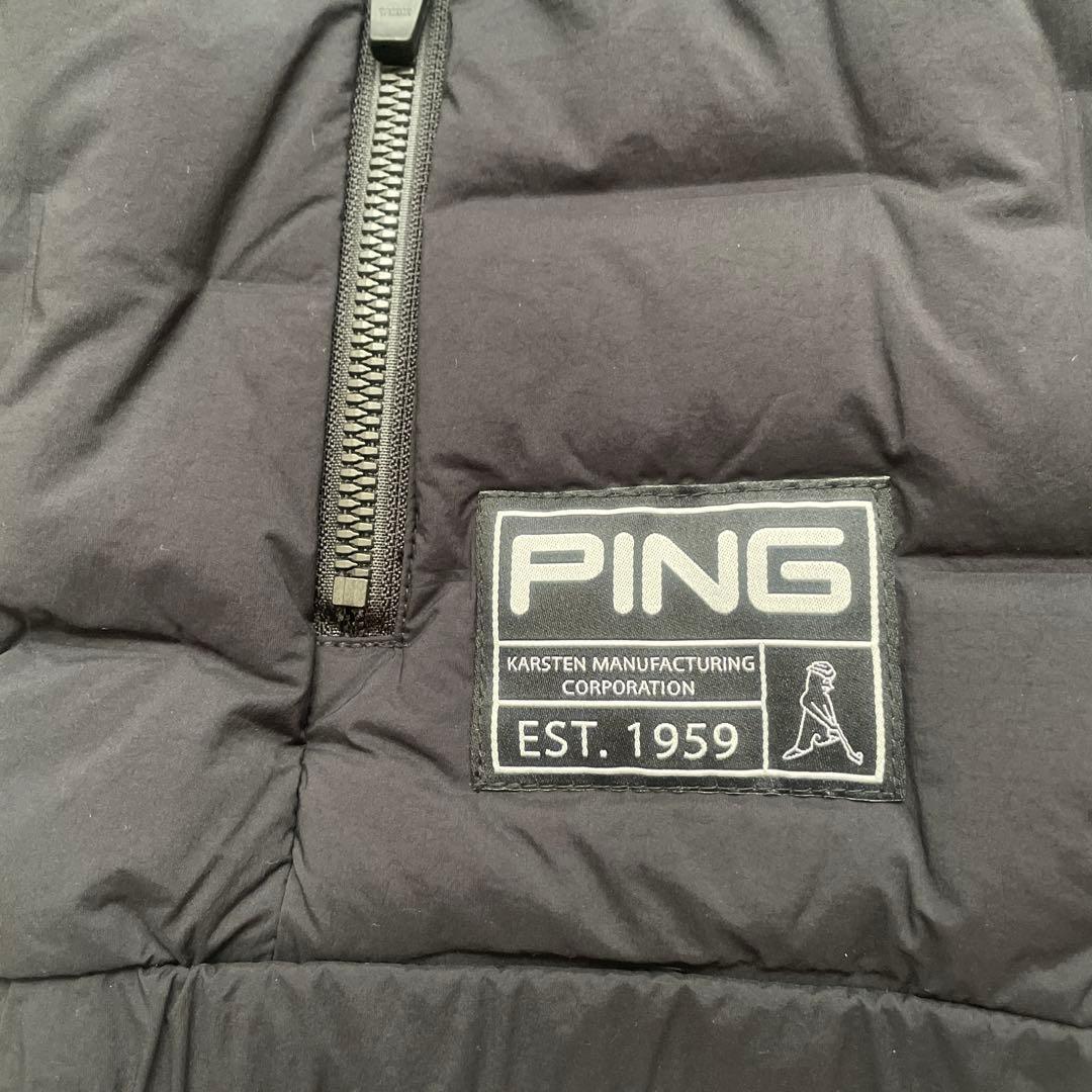 PING ピン　ゴルフウエア　ダウンジャケット　ブラック　L