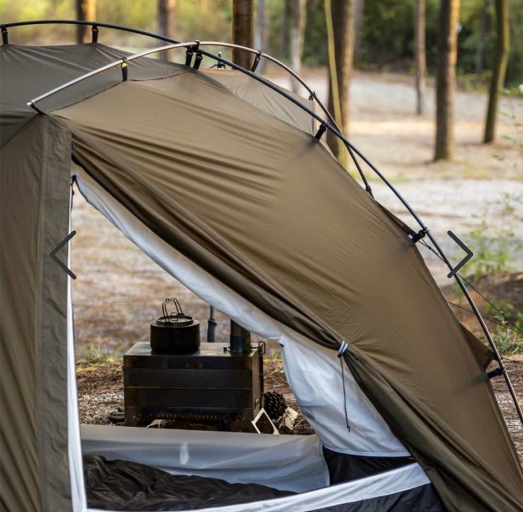 【POMOLY Dune Soloテント】＋【DODグランドシート】セット売り