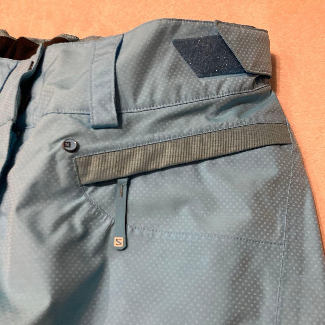 新品未使用 SALOMON レディース スノボ スキーパンツ スノーボード 水色