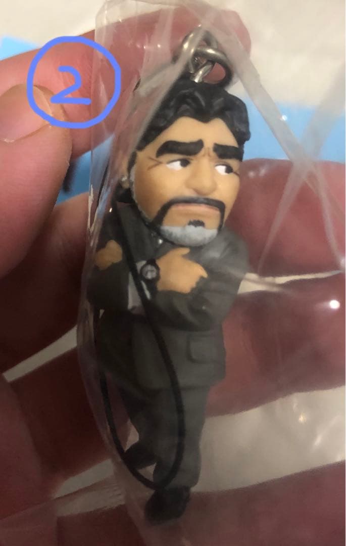 マラドーナ監督　フィギュア　ストラップ　コンプリート　6種