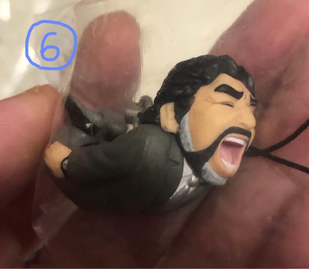 マラドーナ監督　フィギュア　ストラップ　コンプリート　6種