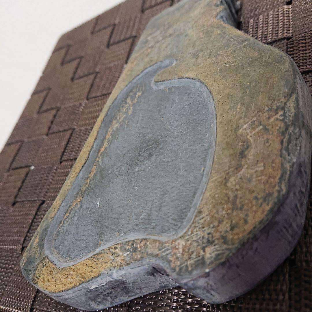 中国硯 歙州硯 歙州金暈硯 歙州石 書道具 証明書付