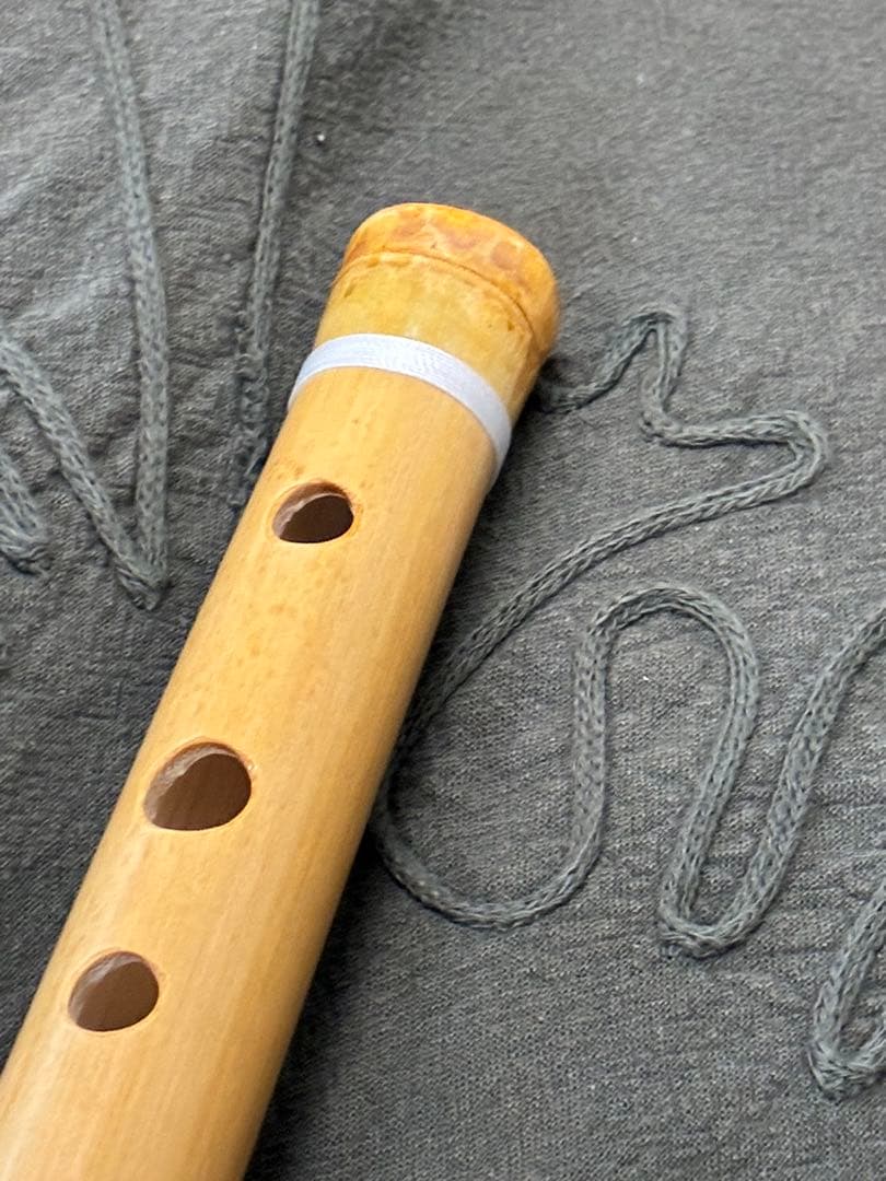 新品【ケーナ工房　奏（かなで）】ケーナ　G管　専用袋付　茶ルズ小川作　保証付 竹