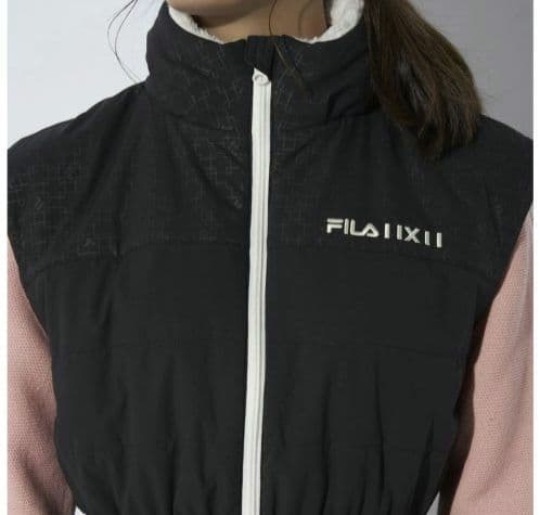 再再再値下げ新品　フィラゴルフ　中綿ワンピースLL　黒ブラックXL