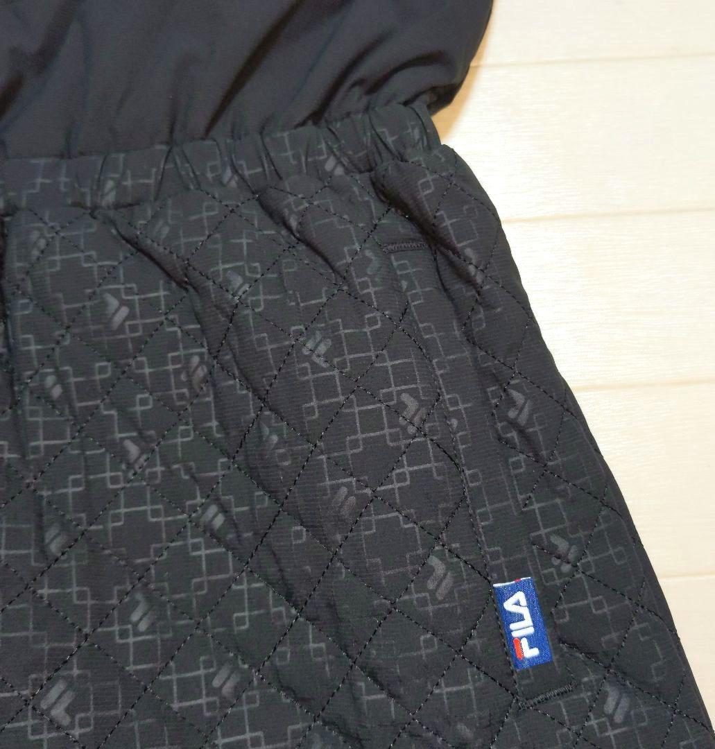 再再再値下げ新品　フィラゴルフ　中綿ワンピースLL　黒ブラックXL
