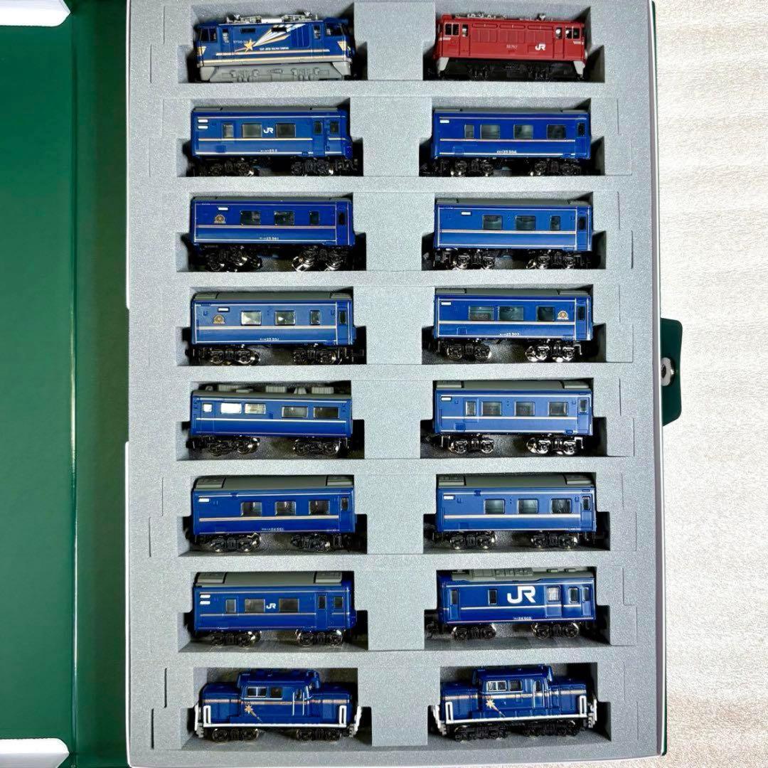 Bトレイン 北斗星フル編成＋EF510、ED79、DD51重連 N化機関車動力化