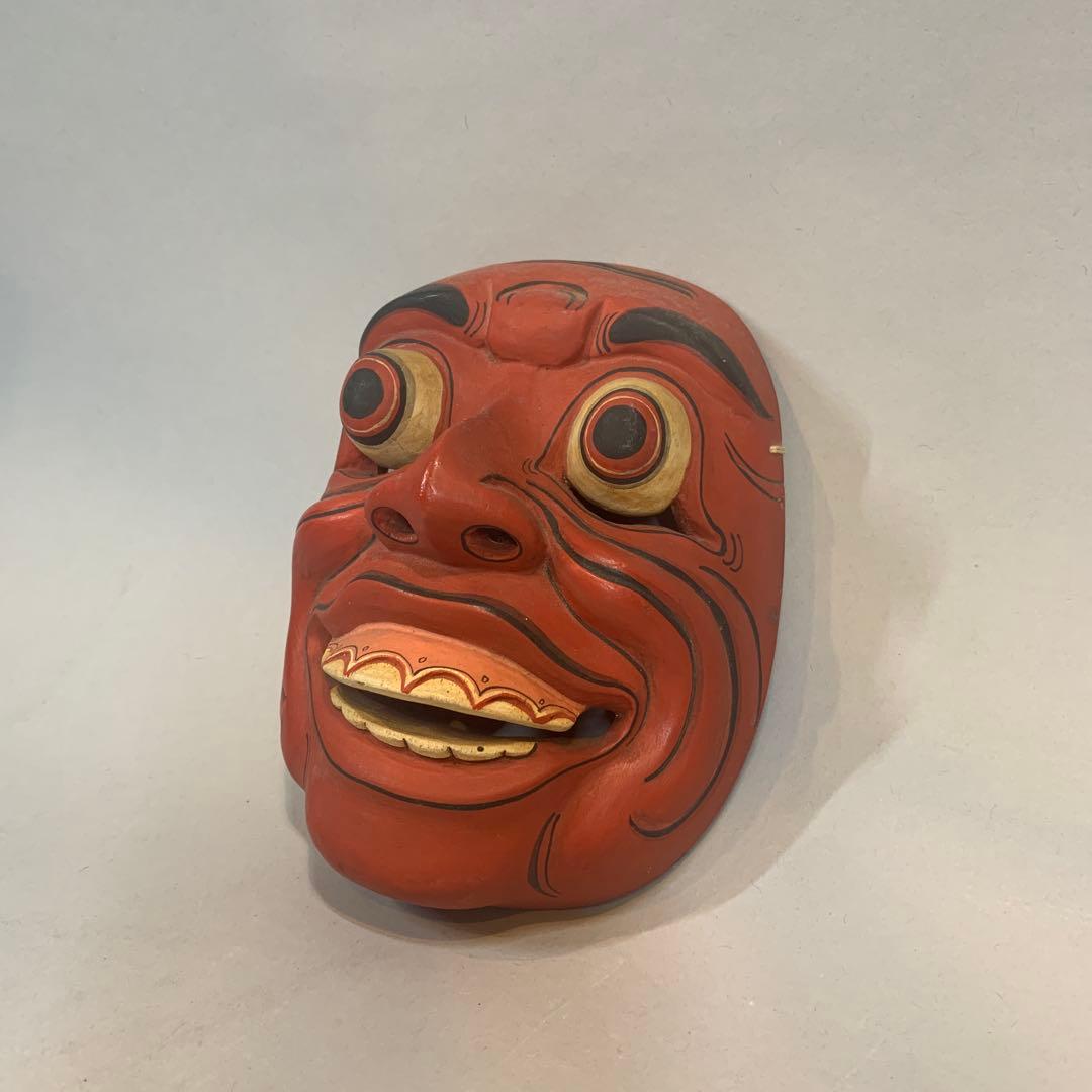 木彫　面　/飾面　能面